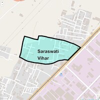 Saraswati Vihar Map