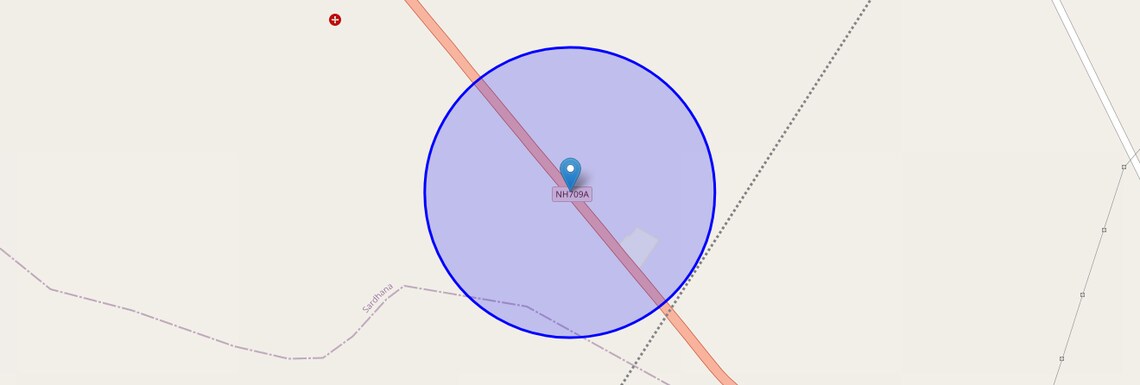 Location Map of Sardhana Road, Meerut
