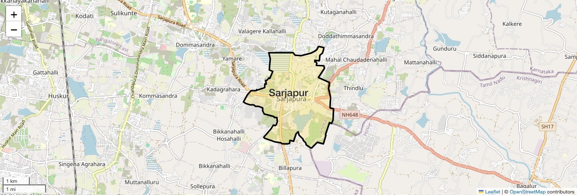Sarjapur Map