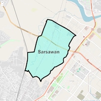 Sarsawan Map