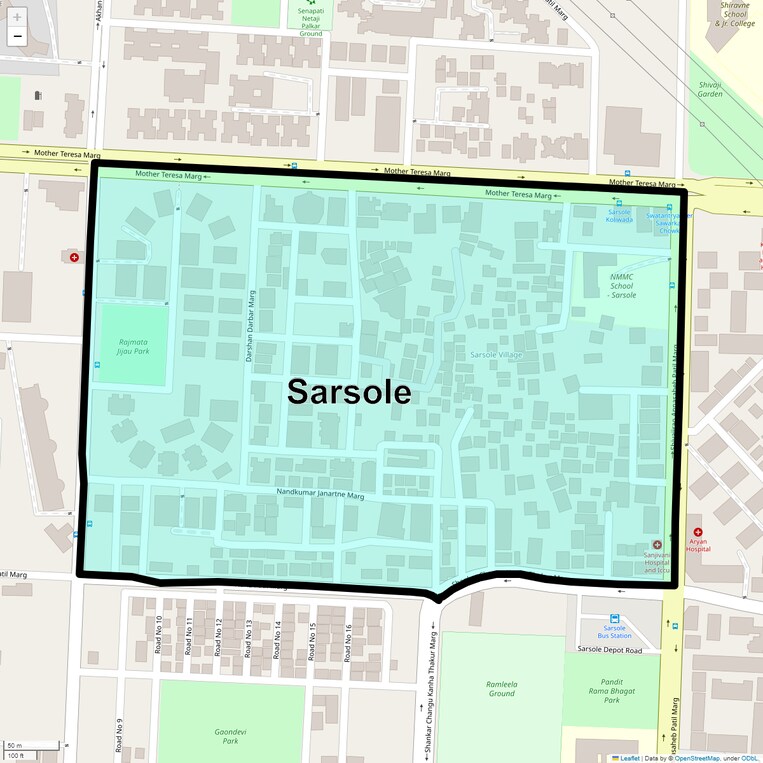 Location Map of Sarsole
