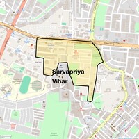 Sarvapriya Vihar Map