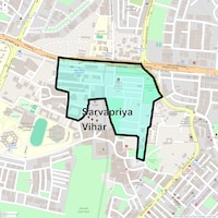 Sarvapriya Vihar Map