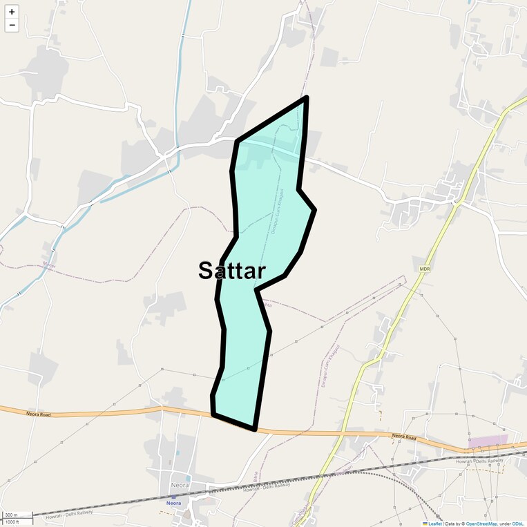 Location Map of Sattar