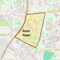Satya Nagar Map