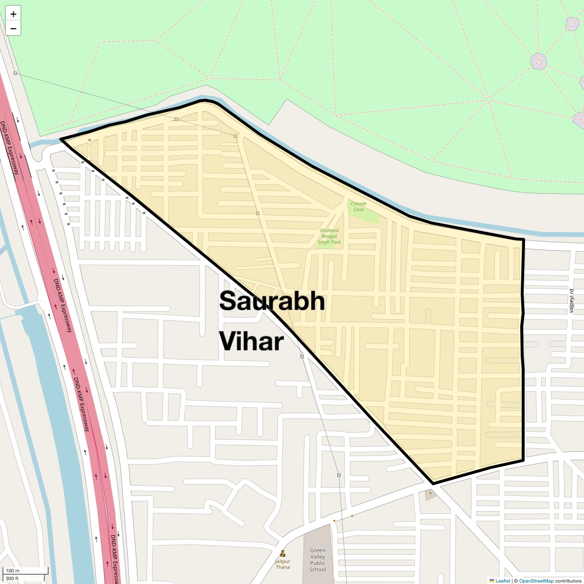 Check Time Travel of Saurabh Vihar, Delhi