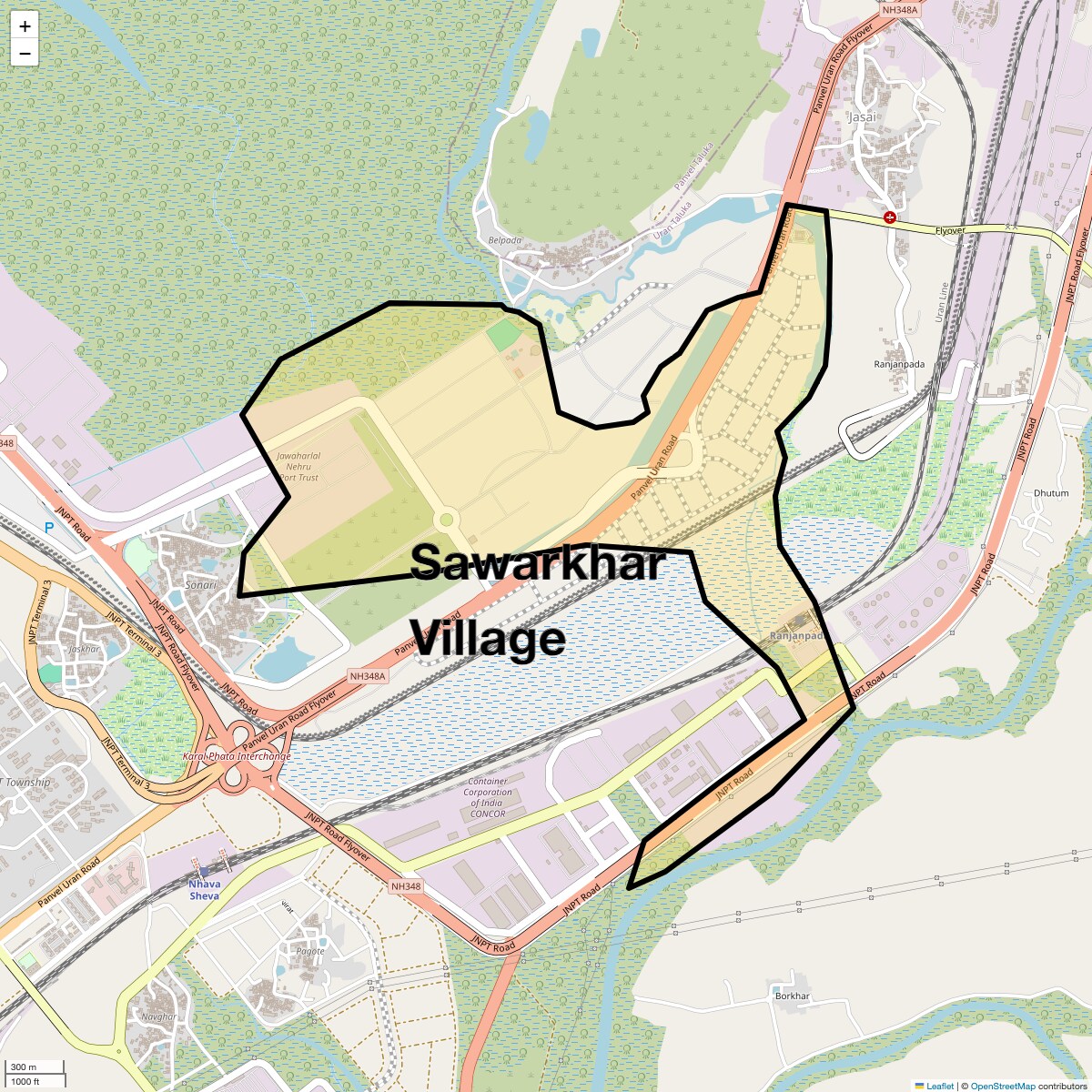 Check Time Travel of Sawarkhar Village, Navi Mumbai