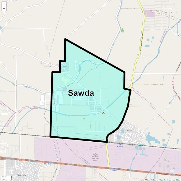Location Map of Sawda