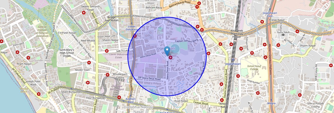 Location Map of Seawoods Sector 42A, Navi Mumbai