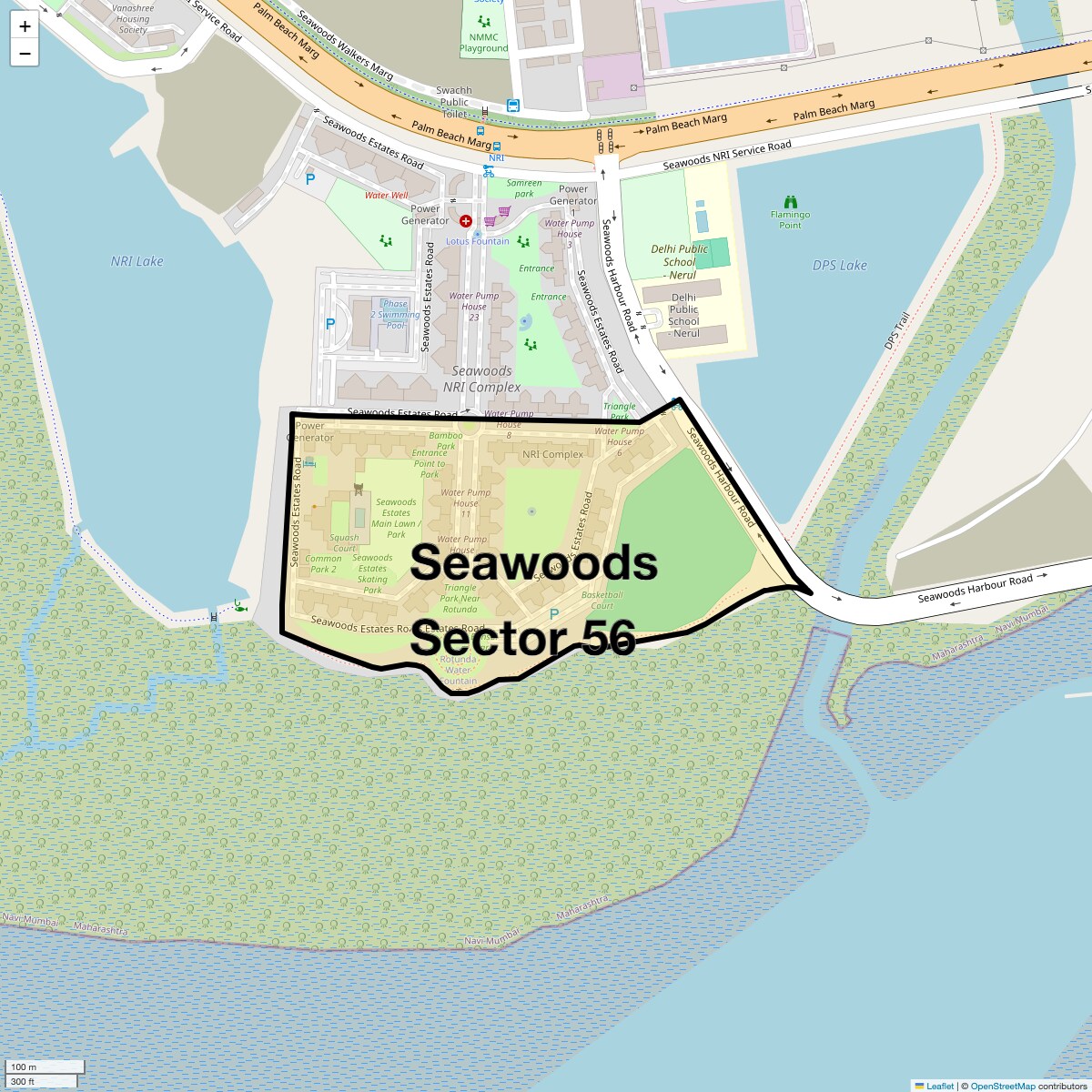 Seawoods Sector 56 Map