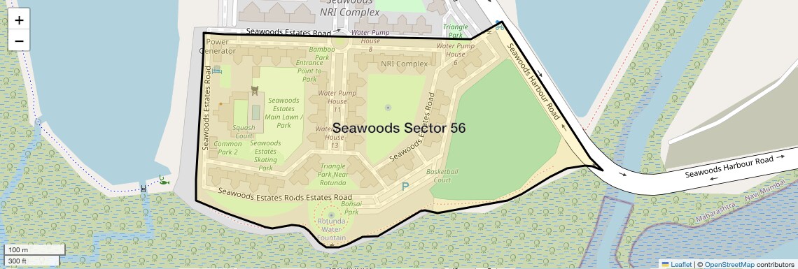 Location Map of Seawoods Sector 56, Navi Mumbai