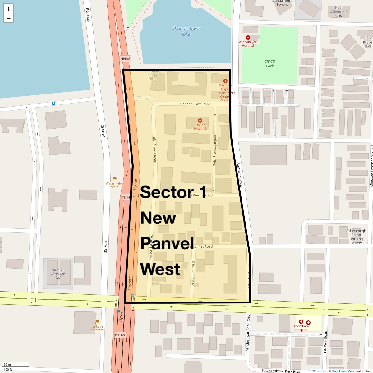 Sector 1 New Panvel West,Navi Mumbai
