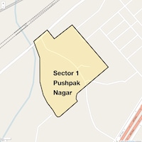 Sector 1 Pushpak Nagar Map