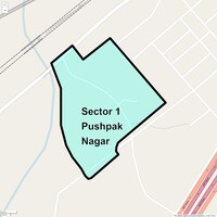 Sector 1 Pushpak Nagar Map