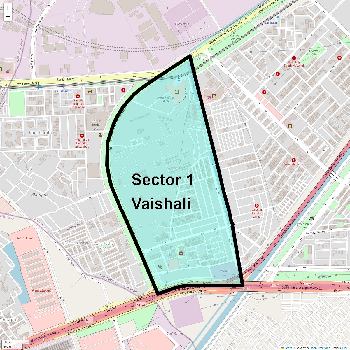 Check Time Travel of Sector 1 Vaishali, Ghaziabad