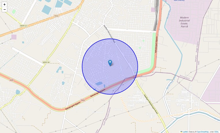 Location Map of Sector 10