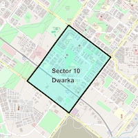 Sector 10 Dwarka Map