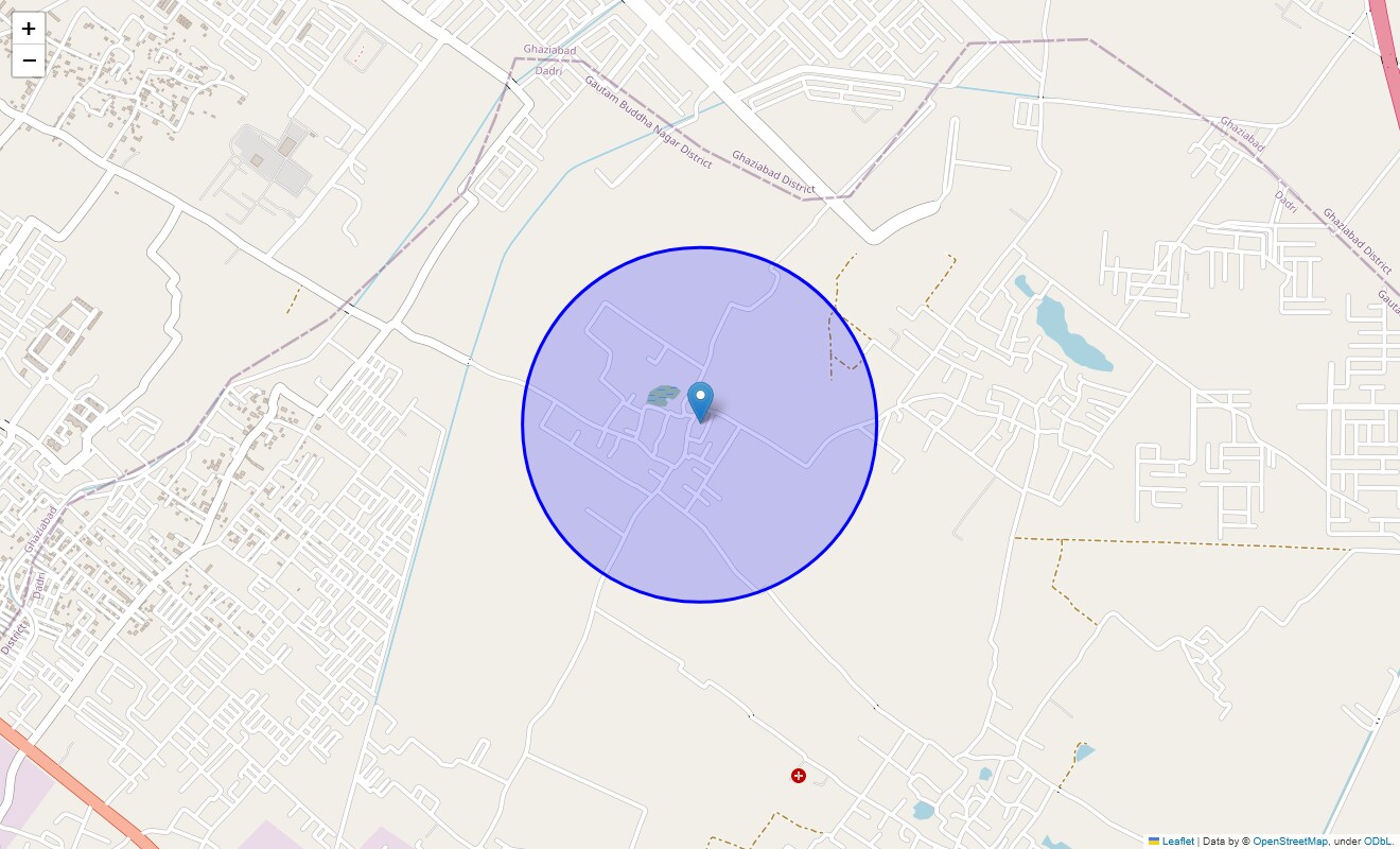 Location Map of Sector 10 Wave City, Ghaziabad