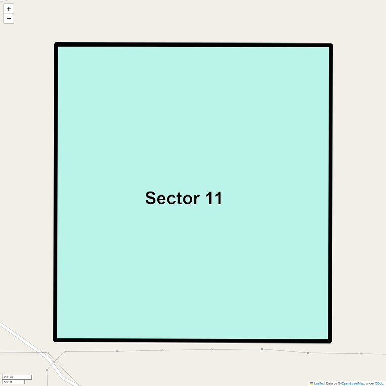 Location Map of Sector 11