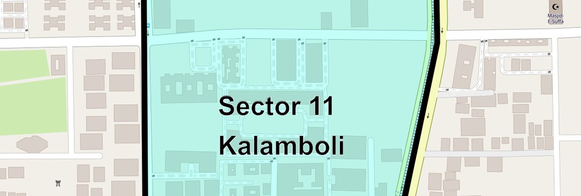 Location Map of Sector 11 Kalamboli, Navi Mumbai