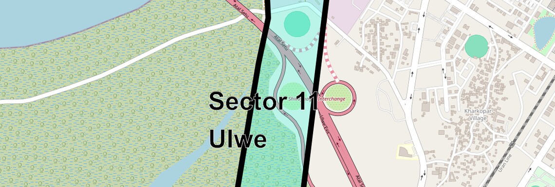 Location Map of Sector 11 Ulwe, Navi Mumbai