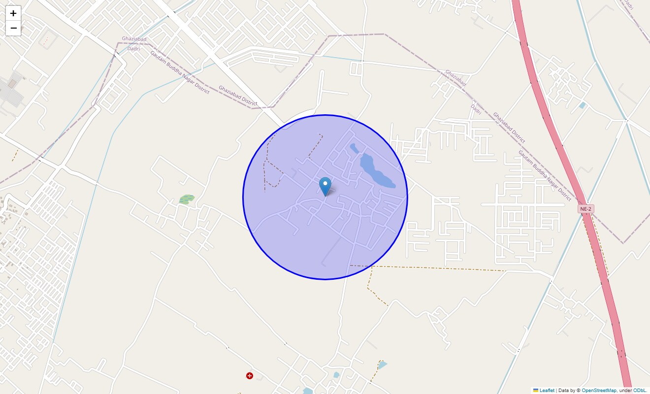 Location Map of Sector 11 Wave City, Ghaziabad