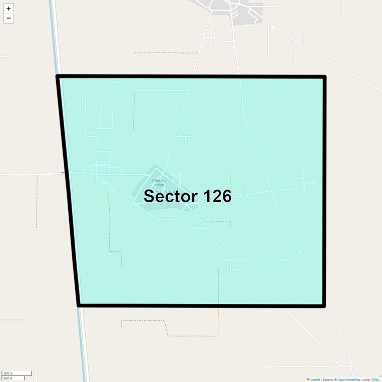 Location Map of Sector 126