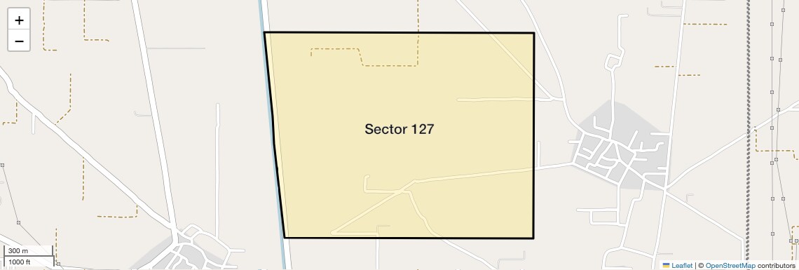 Location Map of Sector 127, Faridabad
