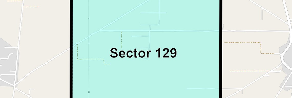 Location Map of Sector 129, Faridabad