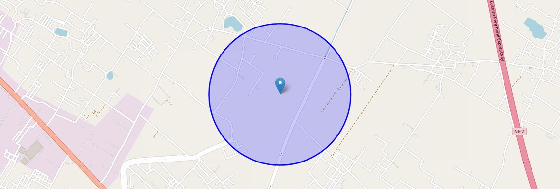 Location Map of Sector 12a Wave City, Ghaziabad