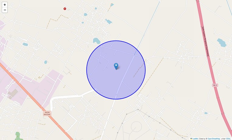 Location Map of Sector 12a Wave City