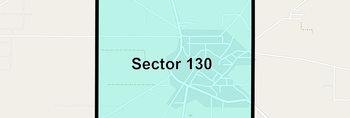 Location Map of Sector 130, Faridabad
