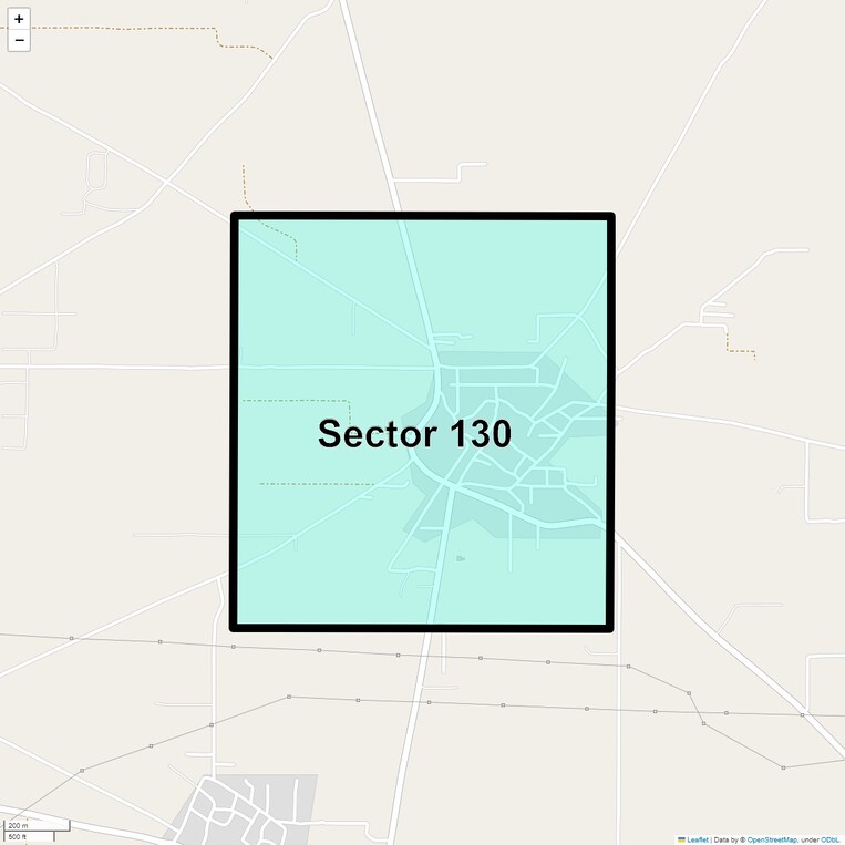 Location Map of Sector 130