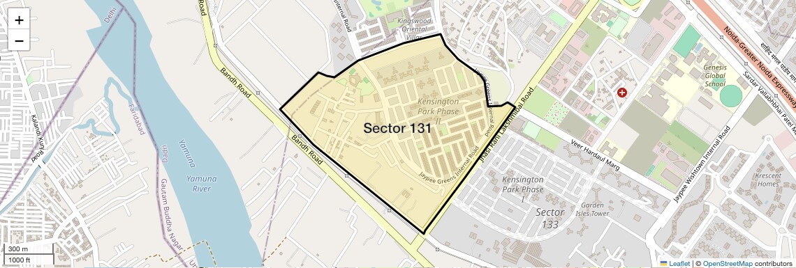 Sector 131 Map