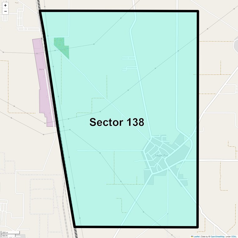 Location Map of Sector 138