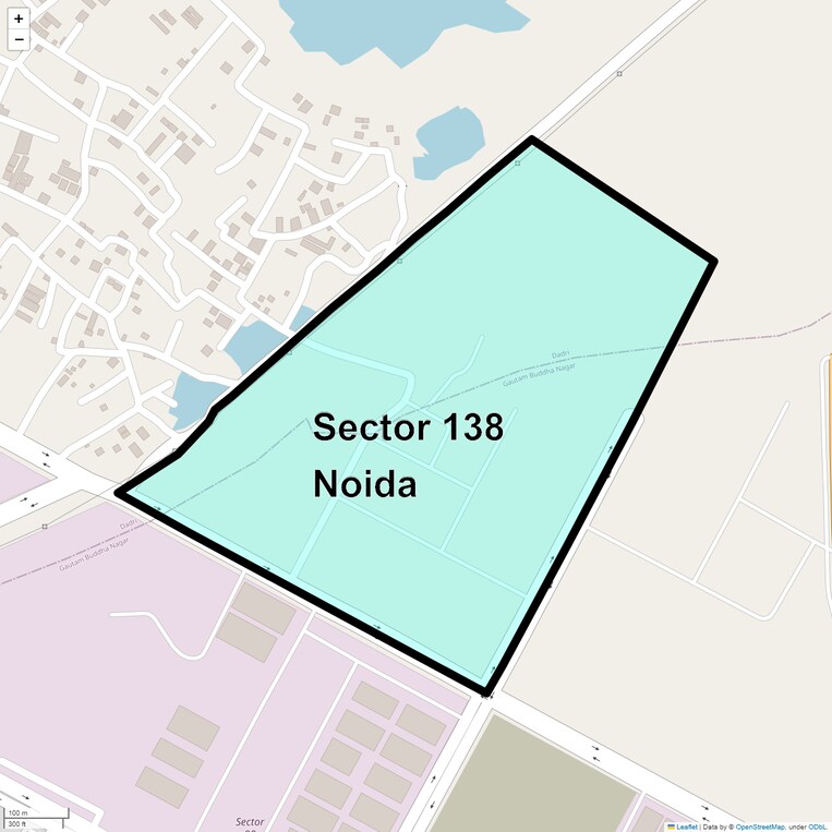 Location Map of Sector 138 Noida