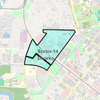 Sector 14 Dwarka Map