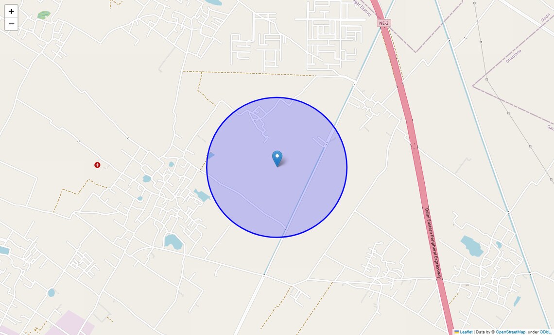 Location Map of Sector 14 Wave City, Ghaziabad