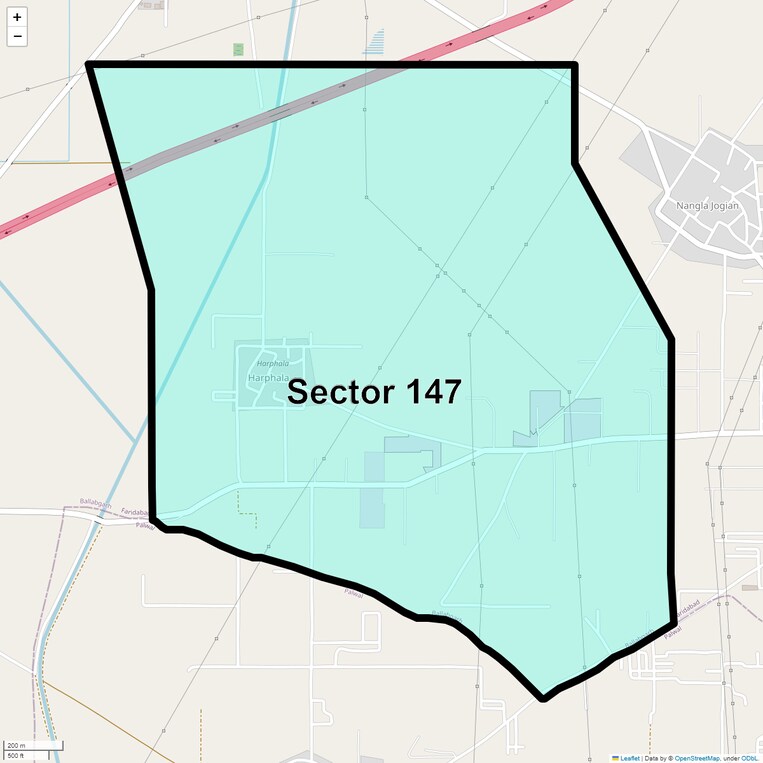 Location Map of Sector 147