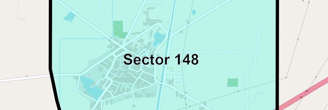 Location Map of Sector 148, Faridabad