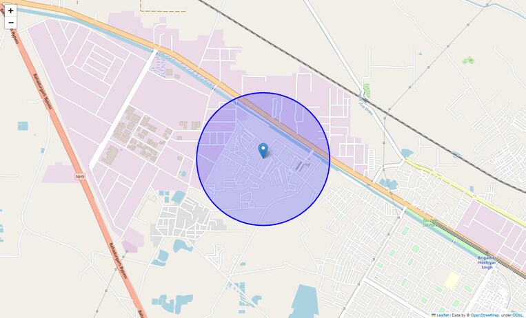 Location Map of Sector 15