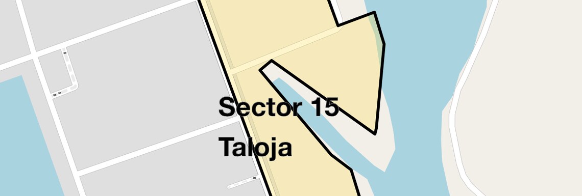 Location Map of Sector 15 Taloja, Navi Mumbai