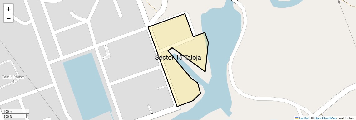 Location Map of Sector 15 Taloja, Navi Mumbai