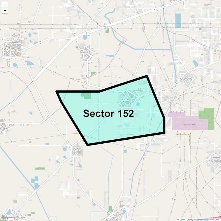 Location Map of Sector 152