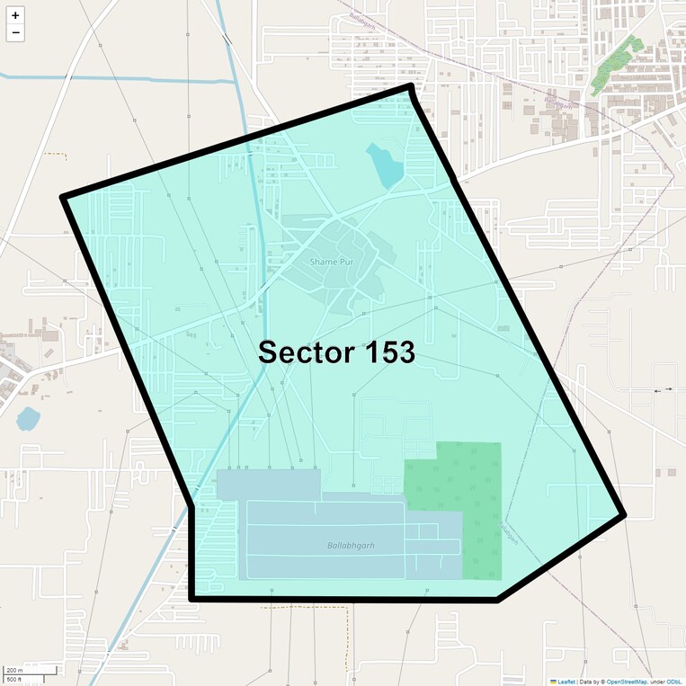 Location Map of Sector 153