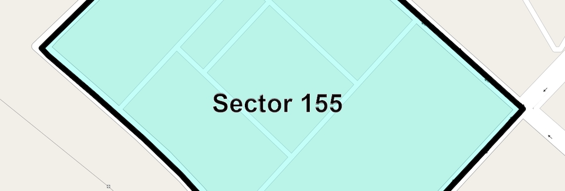 Location Map of Sector 155, Noida