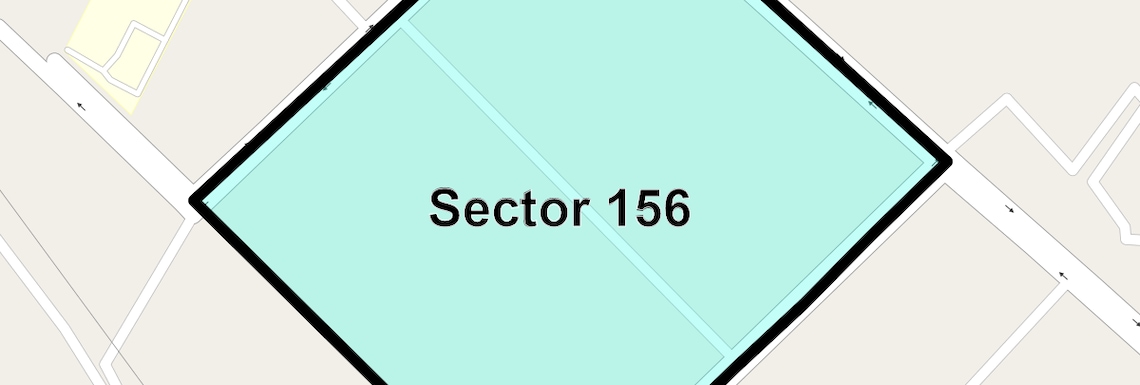 Location Map of Sector 156, Noida
