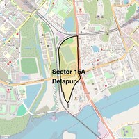 Sector 15A Belapur Map