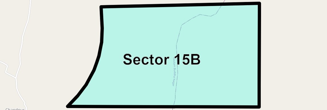 Location Map of Sector 15b, Greater Noida