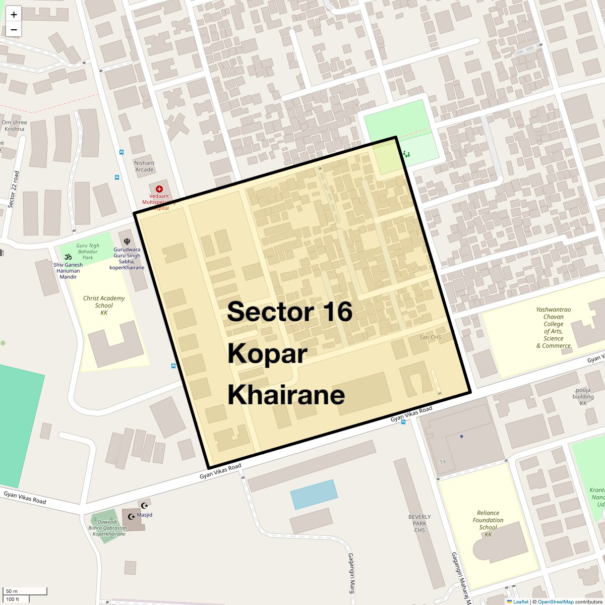 Check Time Travel of Sector 16 Kopar Khairane, Navi Mumbai